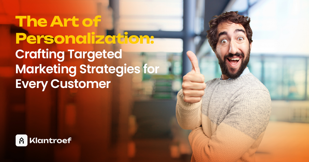 A cheerful man in a sweater gives a thumbs-up in a bright office space, symbolizing satisfaction from tailored, personalized marketing strategies.